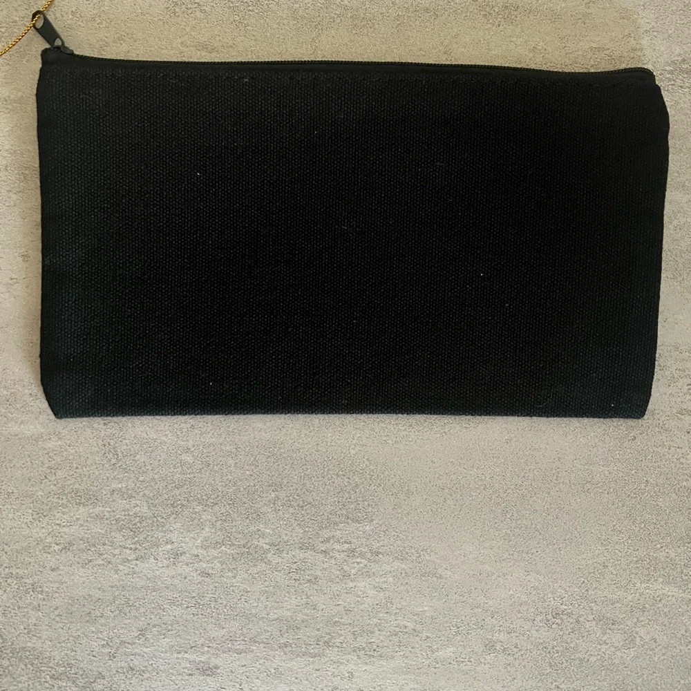 Leopard Print 'Caffeine Queen' Black Cosmetic Pouch